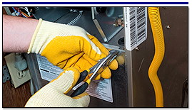 Furnace Being Repaired