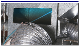 Heater Vent with UV Light